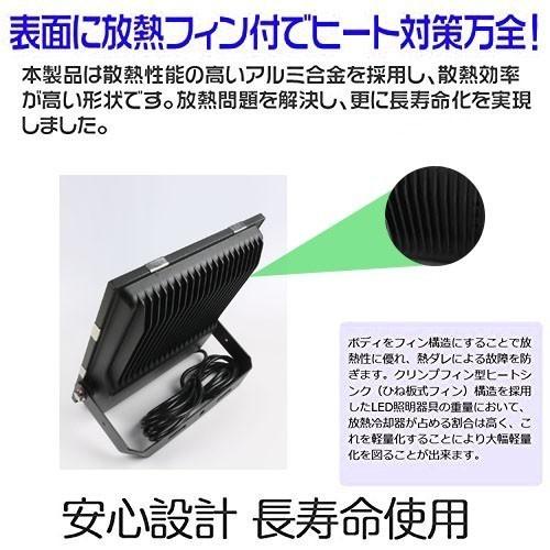 LED投光器 100W 1000w相当 投光器 屋外照明 防水 作業灯 工事現場 看板