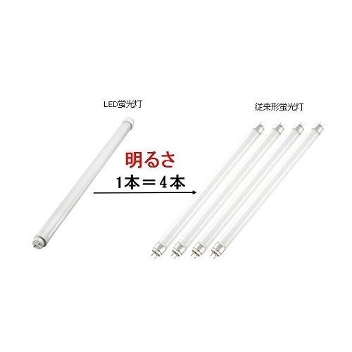 片側給電型】40W形 LED蛍光灯 (昼白色) 【FL40W、FLR40W、FHF32W