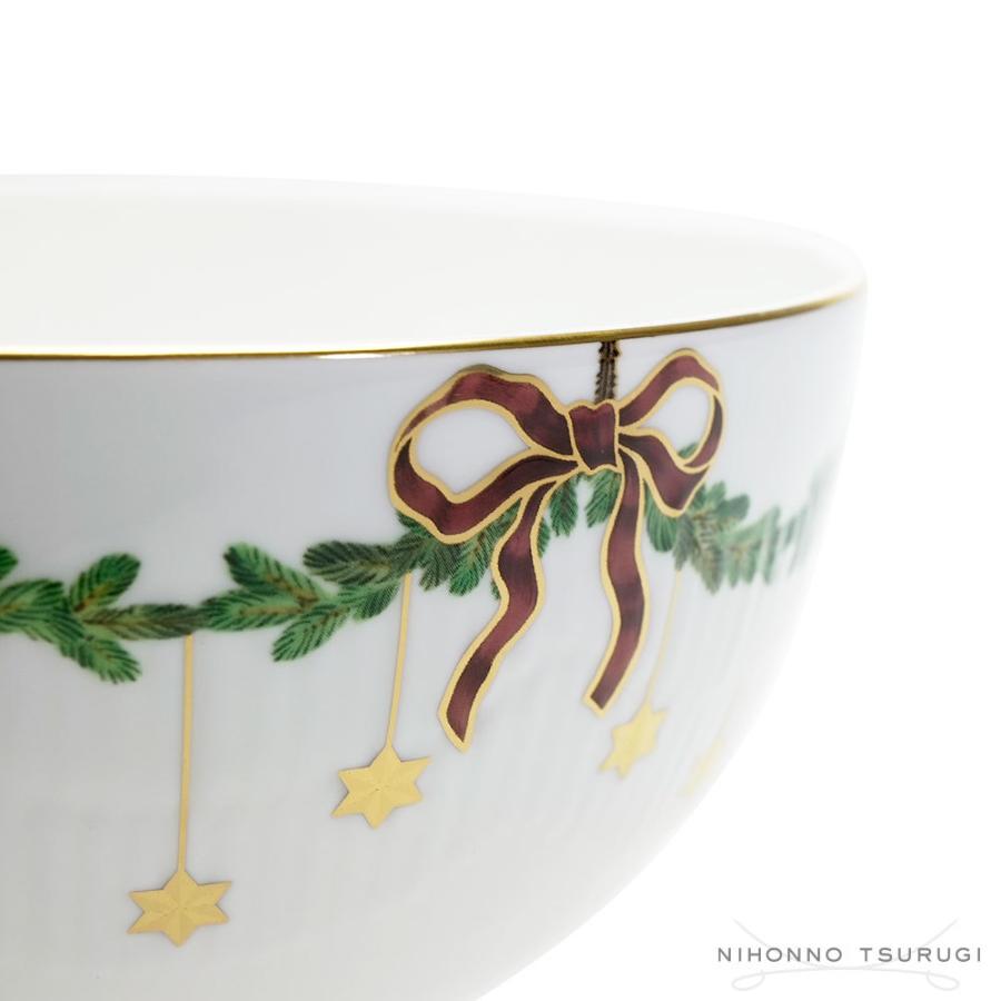 ロイヤルコペンハーゲン スターフルーテッド クリスマス ボウル 18cm|nihonnotsurugi|05