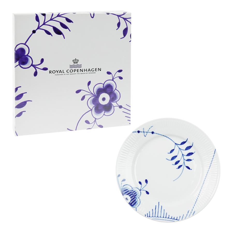 ロイヤルコペンハーゲン ブルーフルーテッドメガ プレート 19cm 2枚