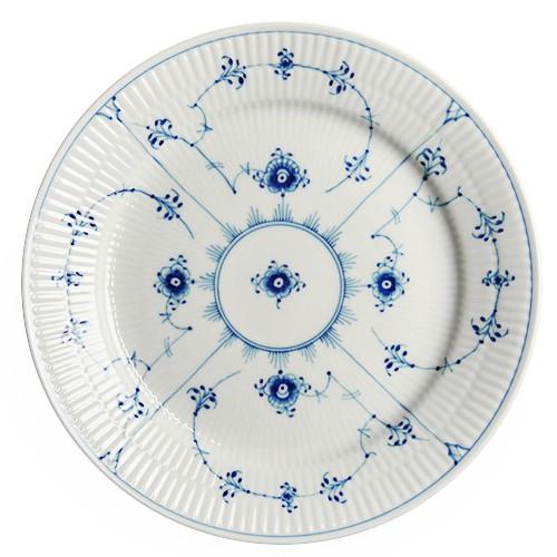 値下 ロイヤルコペンハーゲン ブルーフルーテッドプレイン 25cmプレート 6枚 ブルーフルーテッド 並行輸入品 ロイヤルコペンハーゲン プレイン 101