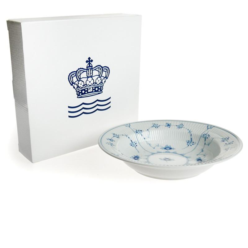 ビンテージ・ロイヤルコペンハーゲン・2枚Φ21cm・ブルーフルーテッドプレイン ビンテージ・ロイヤルコペンハーゲン・2枚Φ21cm・ブルー