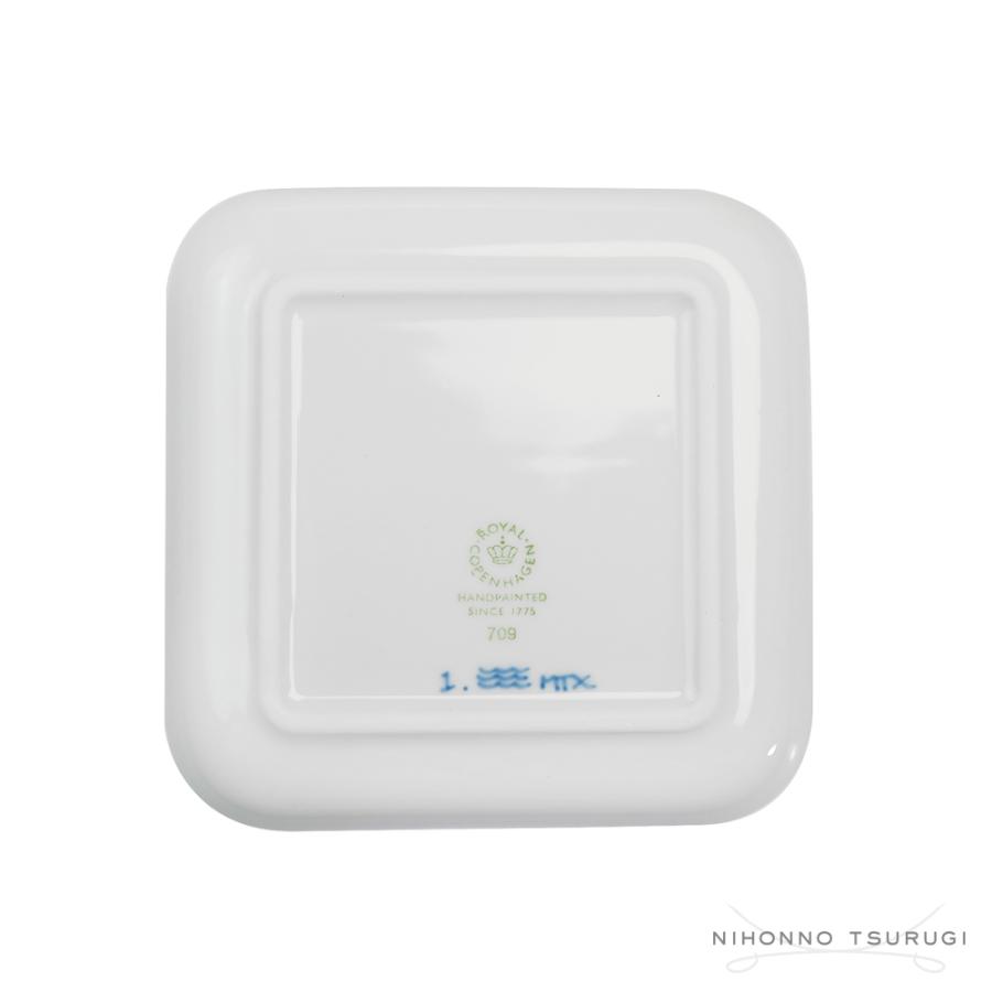 ロイヤルコペンハーゲン　ブルーフルーテッド　プレイン　スクエアプレート ブルーフルーテッド プレイン スクエアディッシュ 20cm|ロイヤル