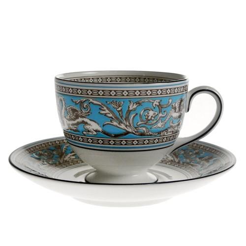 ウェッジウッド フロレンティーンターコイズ カップ&ソーサー 2客 WEDGWOOD（ウェッジウッド） 並行輸入品 フロレンティーンターコイズ