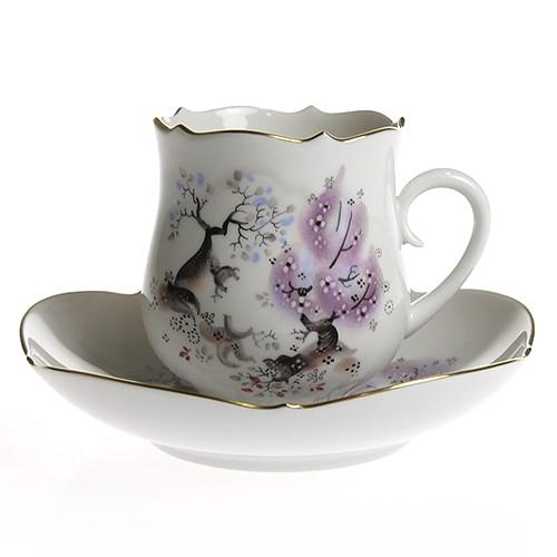 マイセン 並行輸入品 アーモンドの木 コーヒーカップ＆ソーサー 23582