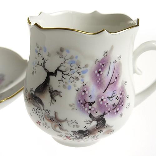 マイセン 並行輸入品 アーモンドの木 コーヒーカップ＆ソーサー 23582