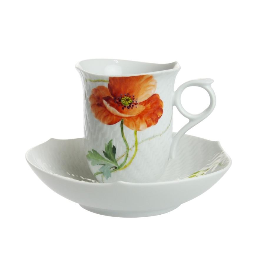 マイセン ワイルドポピー コーヒーカップ 食器 ソーサー295 輸入ブランド洋食器専門店2本の剣