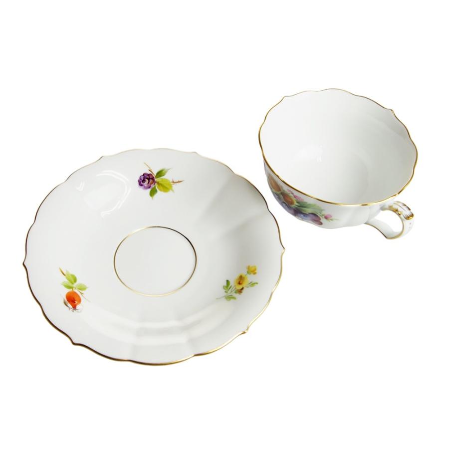 マイセン (Meissen) フルーツ ティーカップ&ソーサー 240210 マイセン (Meissen) フルーツ ティーカップ&ソーサー 240210