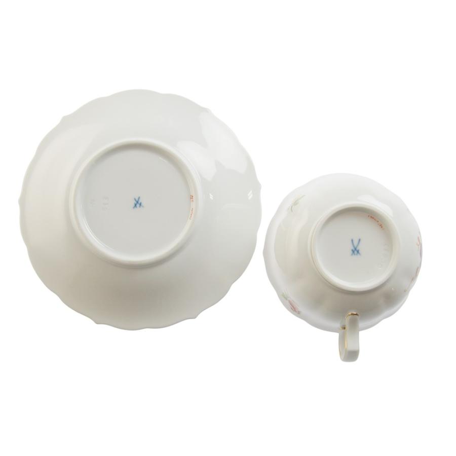 マイセン (Meissen) フルーツ ティーカップ&ソーサー 240210 マイセン (Meissen) フルーツ ティーカップ&ソーサー 240210