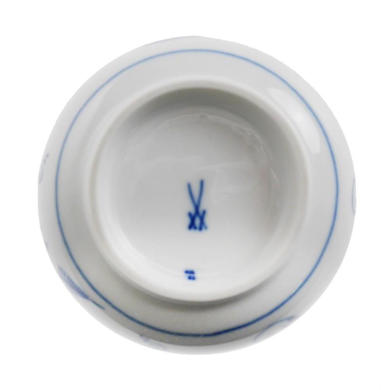 ブルーオニオン 並行輸入品 マイセン フタ付き湯呑み 44074 : 輸入