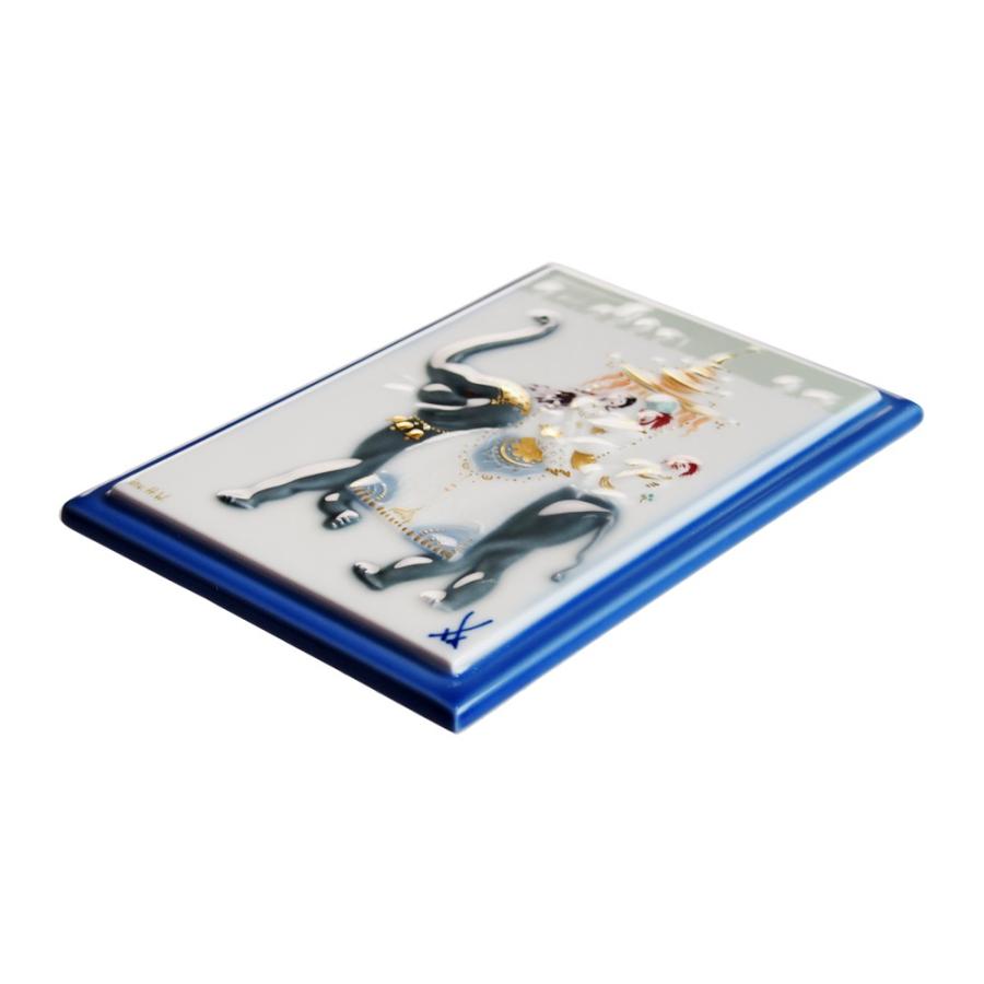 並行輸入品 マイセン 陶画 千夜一夜 象に乗る王様と王妃 930010/9P311(931077/95N60)の画像