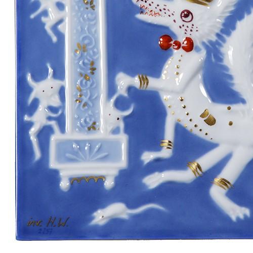 マイセン 並行輸入品 陶画 青のメルヘン 930008/9P334(931735/95N92