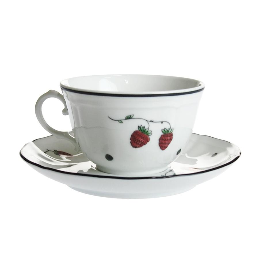 未使用 リチャードジノリ イタリアンポア 野いちご カップ＆ソーサー