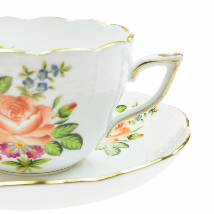 【新品】Herend ヘレンド ペティローズブーケ フルーツボウル 6枚セット ヘレンド プティットローズ PR 00704-1-00 フルーツボウル 13.5cm