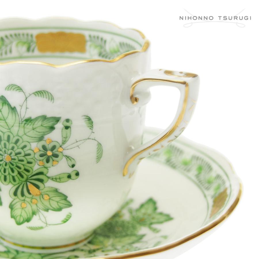 ヘレンド（HEREND） 並行輸入品 FV インドの華 グリーン モカカップ 