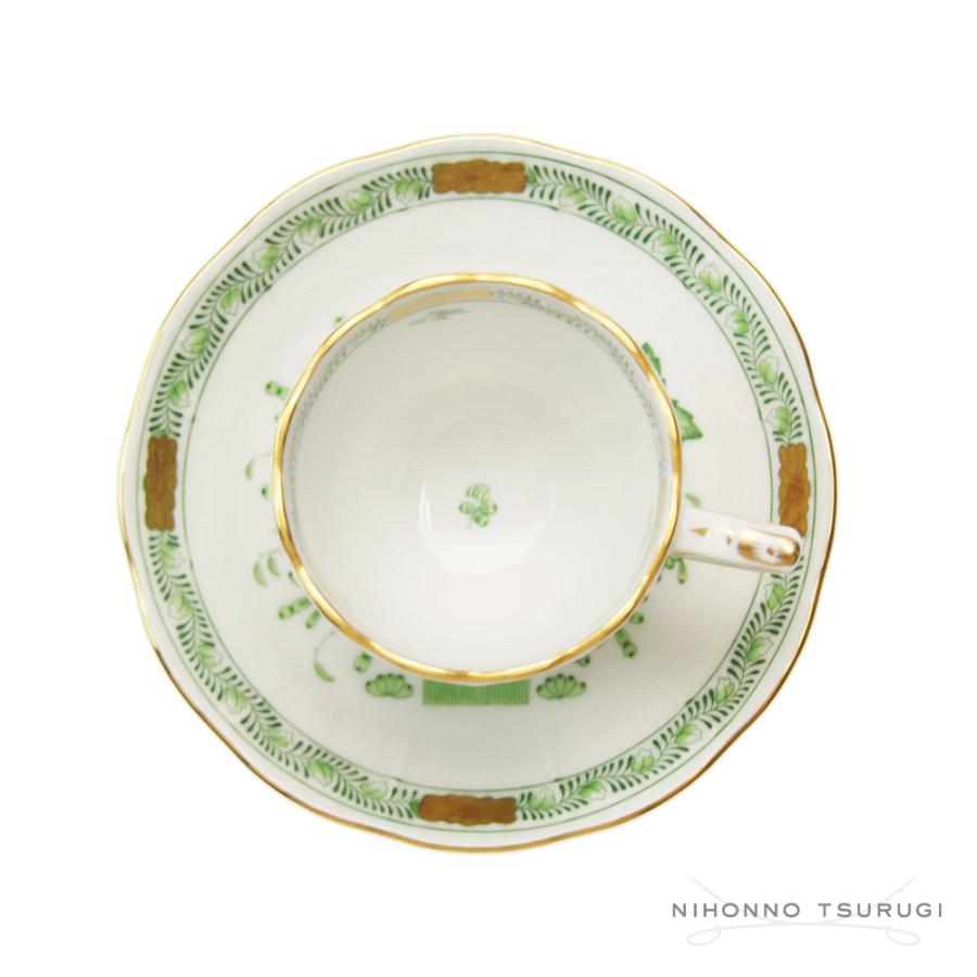 ヘレンド（HEREND） 並行輸入品 FV インドの華 グリーン モカカップ 