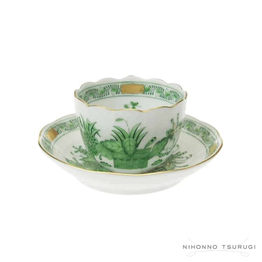 ヘレンド（HEREND） 並行輸入品 FV インドの華グリーン モカコーヒー