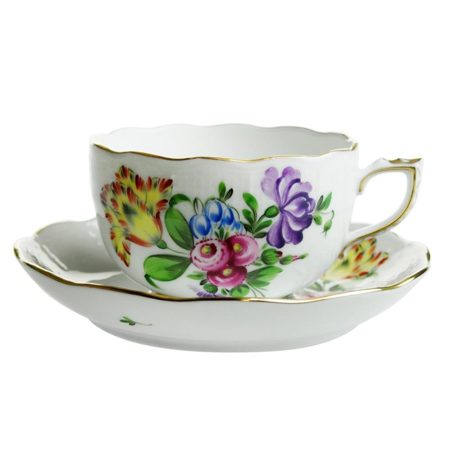 ヘレンド BT チューリップの花束 ティーカップ&ソーサー 724 BT-6 