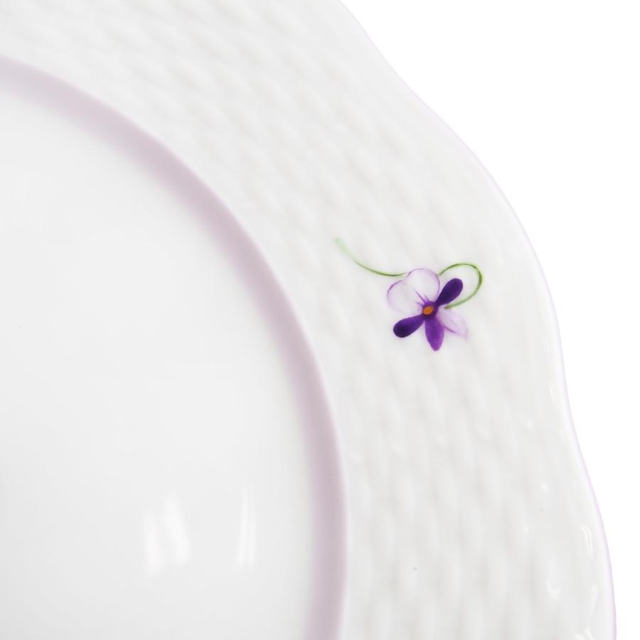 ヘレンド バイオレットすみれの花 デザートプレート19cm 1枚 【公式通販】