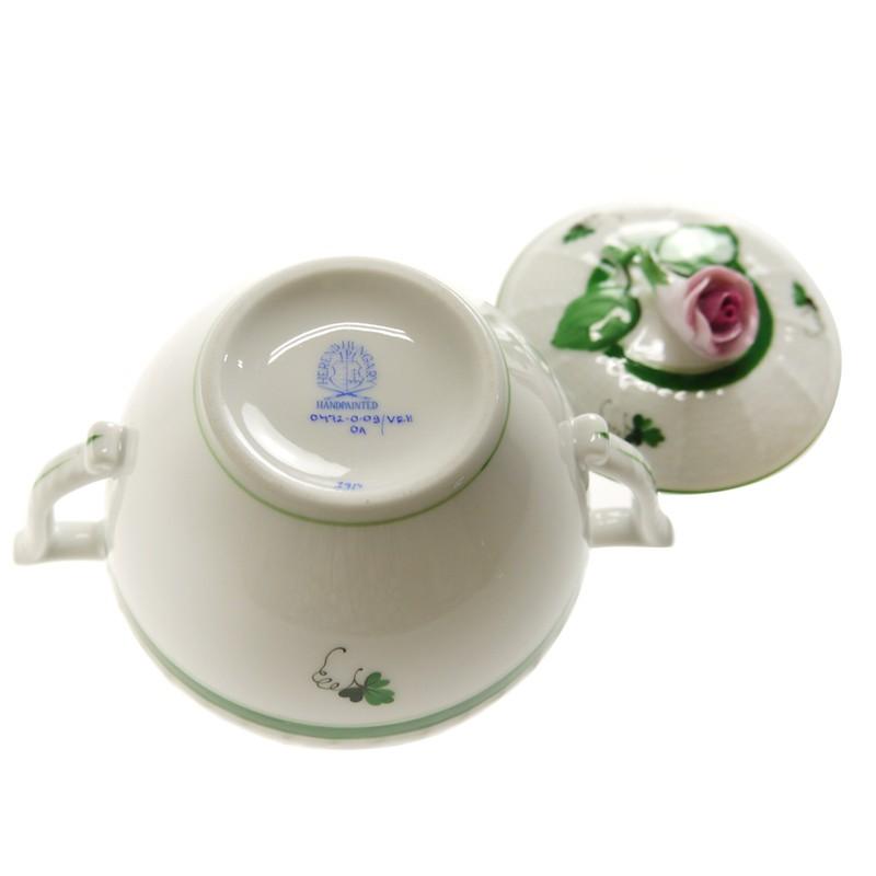 ヘレンド（HEREND） 並行輸入品 VRH ウィーンのバラ シュガーポット