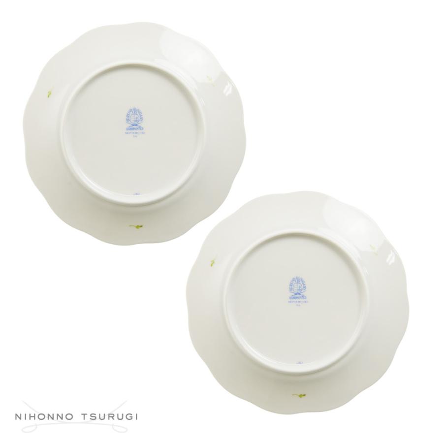 ヘレンド (HEREND) VRH ウィーンのバラ プレート 19cm ２枚 ヘレンド VRH ウィーンのバラ プレート 19cm 517 ペア セット