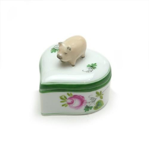ヘレンド（HEREND） 並行輸入品 VRH ウィーンのバラ ハートボックス 