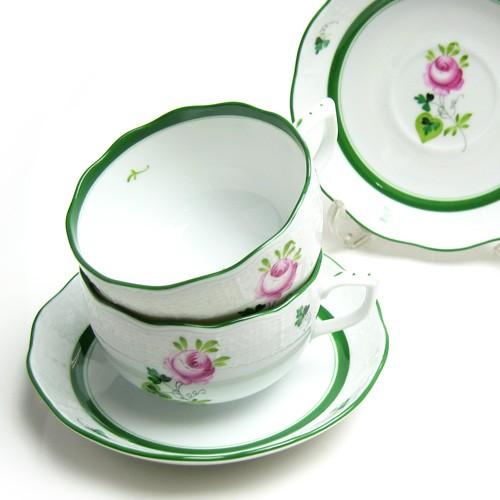 ヘレンド（HEREND） 並行輸入品 VRH ウィーンのバラ ティーカップ 