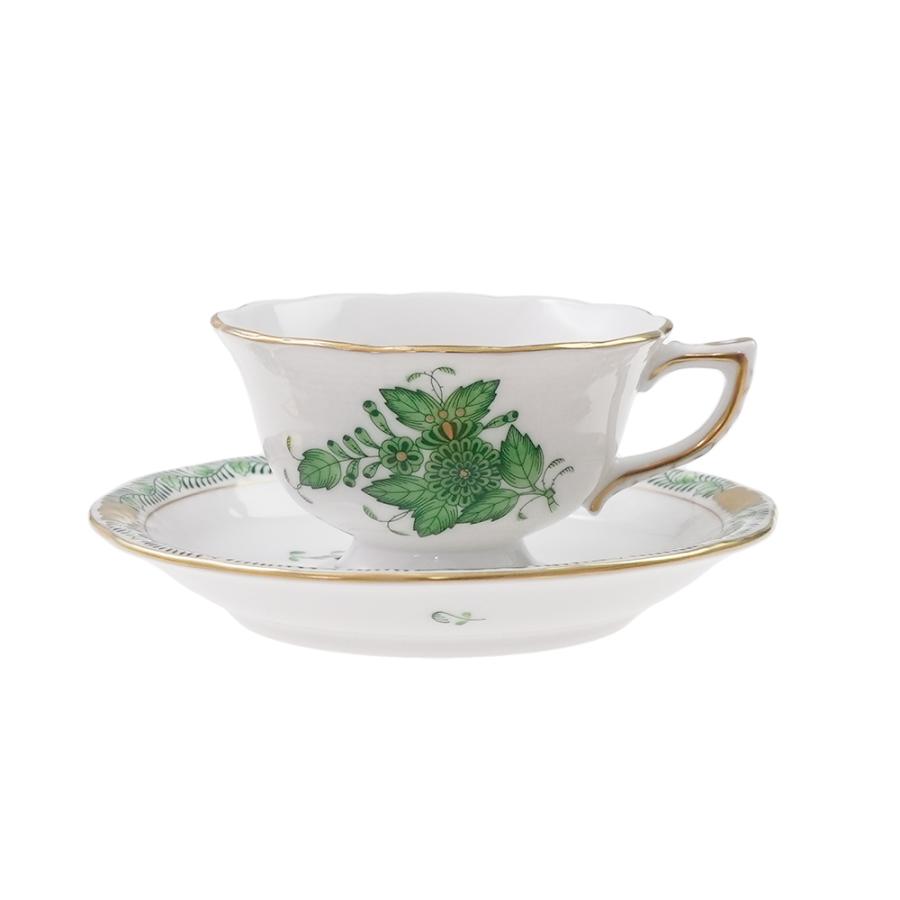 ヘレンド（HEREND） 並行輸入品 AV アポニーグリーン モカ カップ 