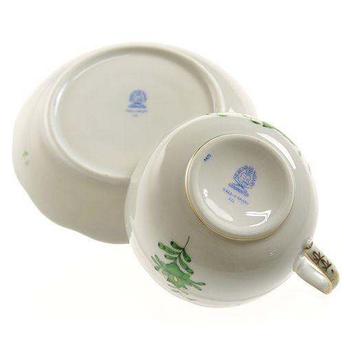 ヘレンド（HEREND） 並行輸入品 AV アポニーグリーン ティーカップ