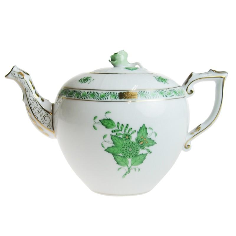 ヘレンド（HEREND） 並行輸入品 AV アポニー グリーン ティーポット