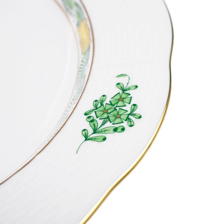 ヘレンド（HEREND） 並行輸入品 AV アポニーグリーン スーププレート
