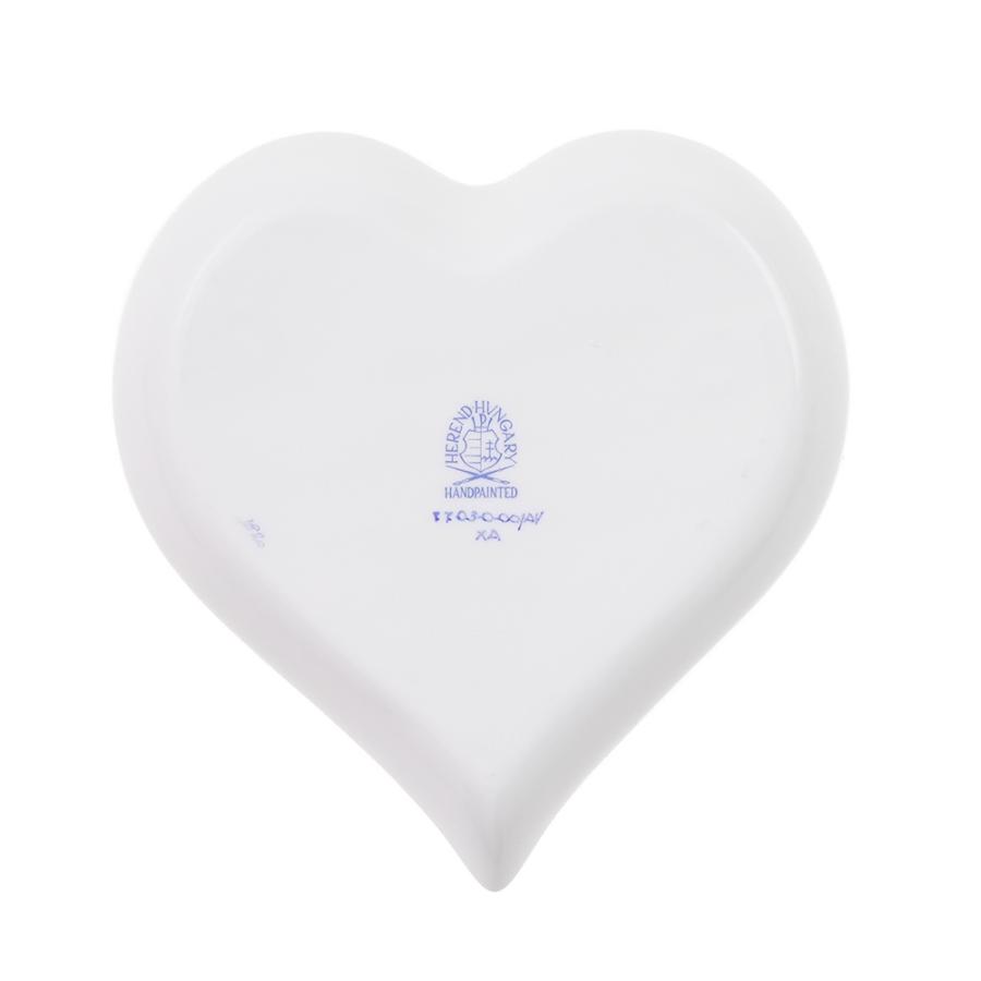 【極美品】ヘレンド／Herend／ハート／皿／3点セット ヘレンド（HEREND） 並行輸入品 AV アポニーグリーン ハート型小皿