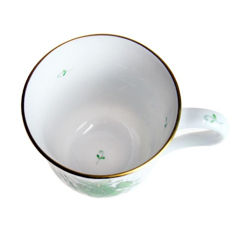 並行輸入品 【Spring SALE】 ヘレンド AV アポニーグリーン マグカップ 1729の画像