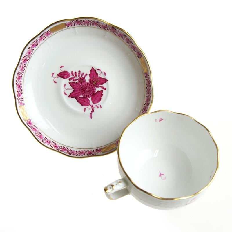 美品ヘレンドデミタス7点セット Apponyi アポニー ピンク