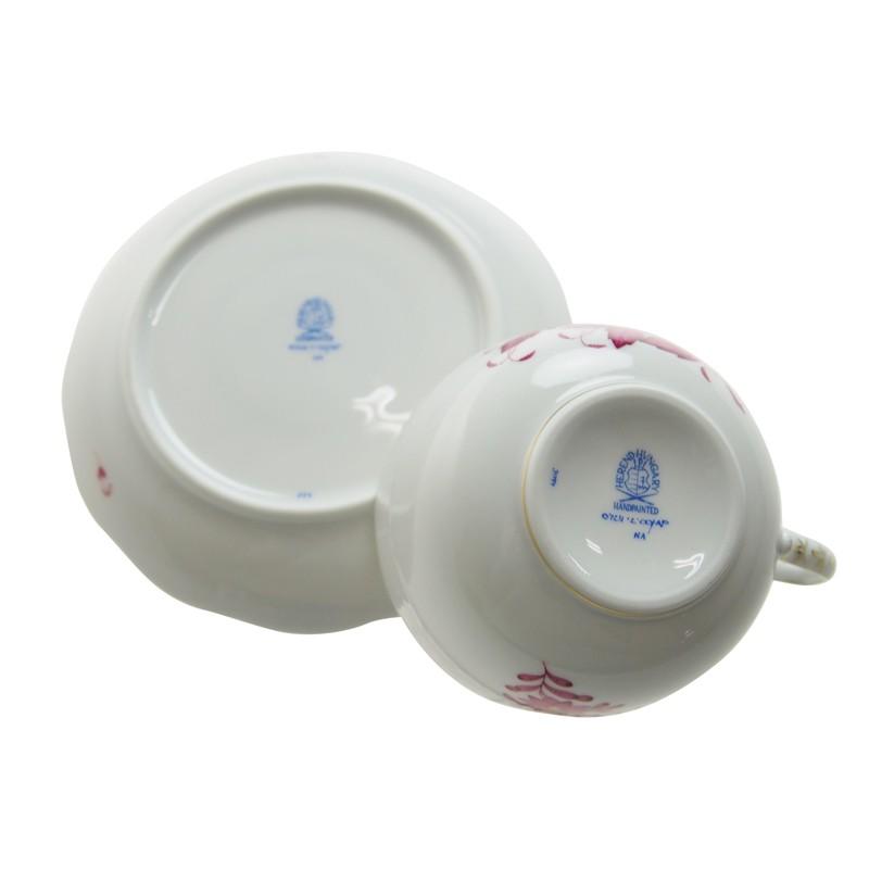 美品ヘレンドデミタス7点セット Apponyi アポニー ピンク