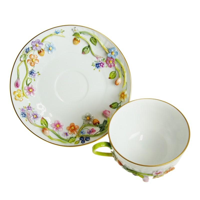 ヘレンド（HEREND） 並行輸入品 CD フラワーアプリケーション ティー