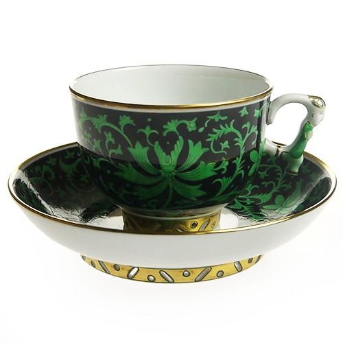 ヘレンド - 並行輸入品 シノワズリ PVI 名取り草 御茶優勝杯＆平円盤 3364 その他コーヒー、ティーカップ-キッチン、日用品、文具-食器、グラス、カトラリー