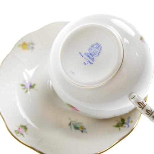 ヘレンド MF ミルフルール ティーカップ&ソーサー 724 : 輸入 ヘレンド MF ミルフルール ティーカップ&ソーサー 724 : 輸入