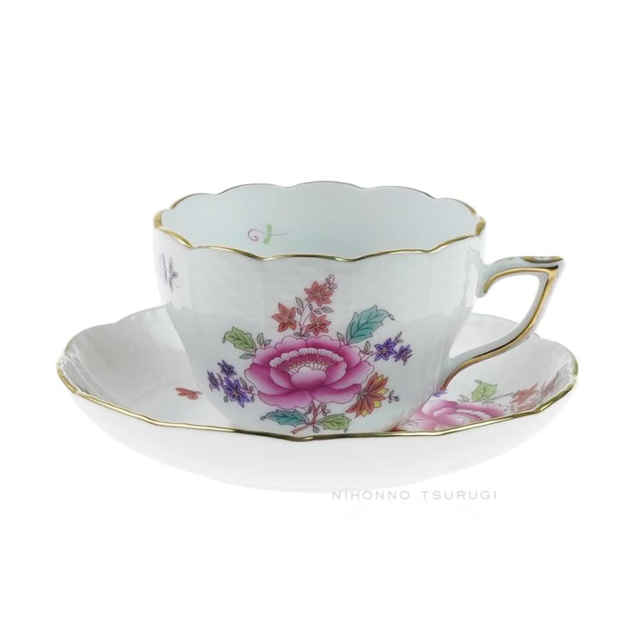 ヘレンド　南京ブーケコーヒーカップ ヘレンド（HEREND） 並行輸入品 NB 南京ブーケ 兼用カップ＆ソーサー