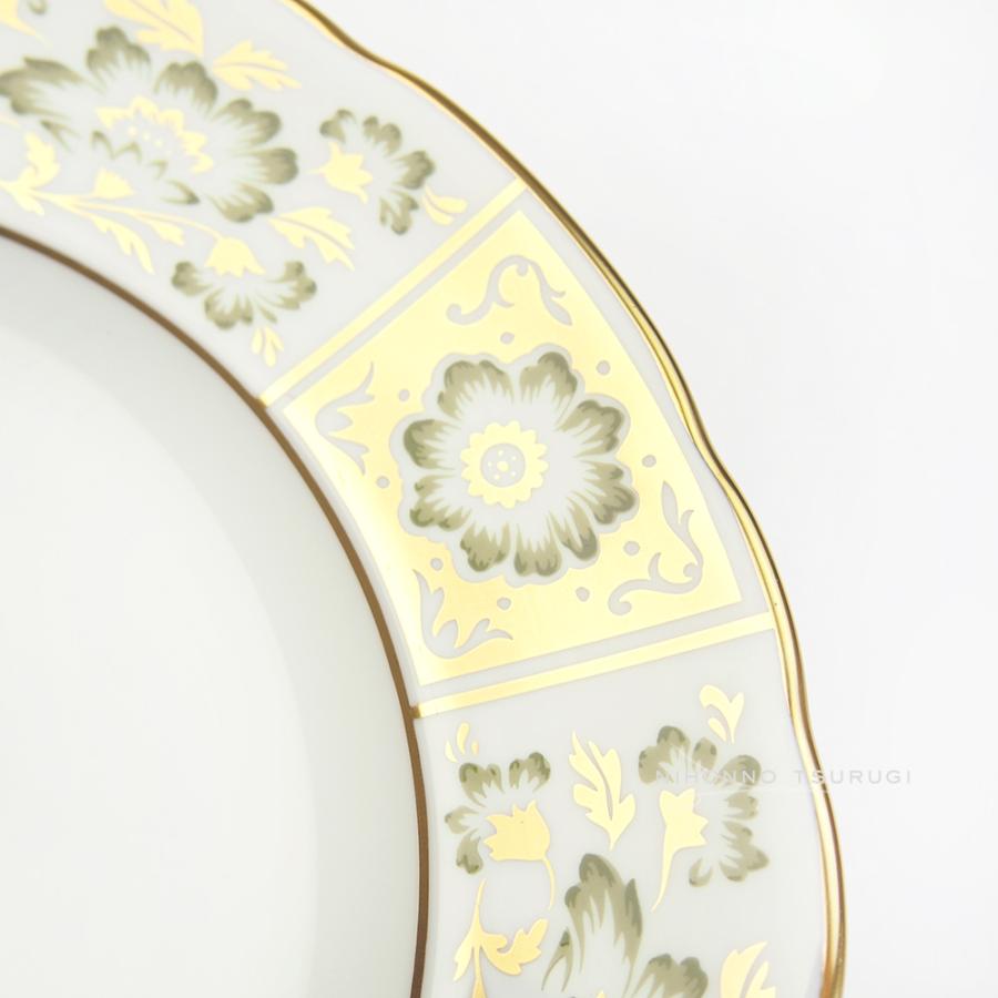 ロイヤルクラウンダービー/ ダービーパネル グリーン 21cmプレート　皿 Royal Crown Derby 並行輸入品 ロイヤルクラウンダービー グリーン