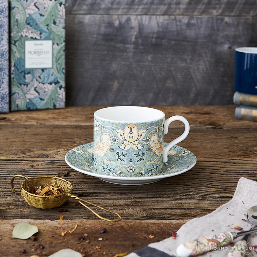 Spode 並行輸入品 スポード ウィリアムモリス ティーカップ&ソーサー