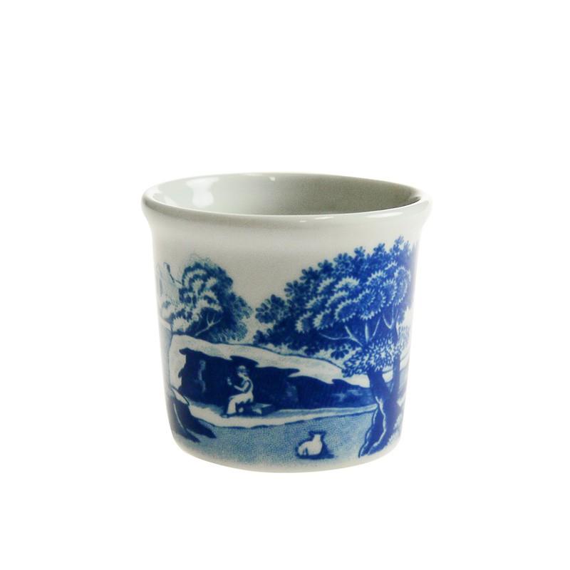 Spode 並行輸入品 スポード ブルーイタリアン エッグカップ : 輸入