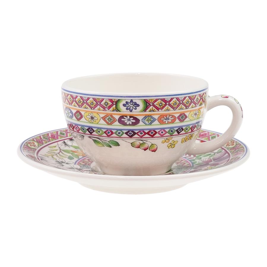 GIEN 並行輸入品 ジアン バガテル ティーカップ＆ソーサー : 輸入