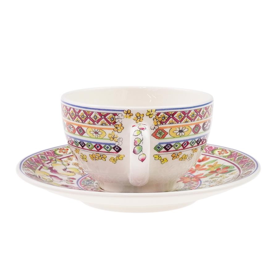 GIEN 並行輸入品 ジアン バガテル ティーカップ＆ソーサー : 輸入 