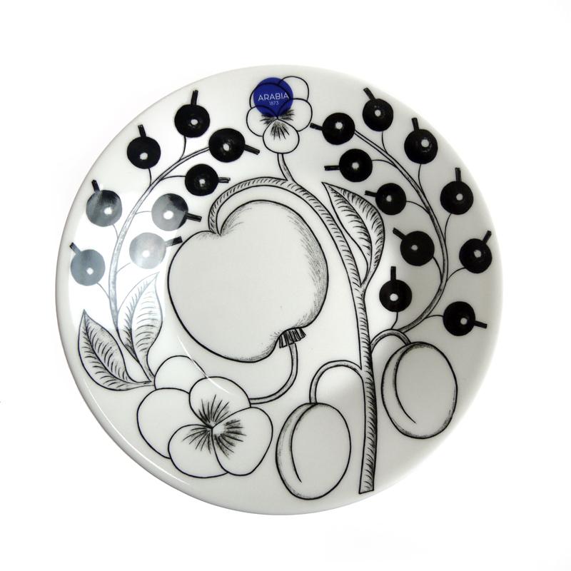 アラビア　パラティッシ　ブラック　プレート16.5cm　2枚セット 楽天市場】アラビア ブラック パラティッシ プレート 16.5cm