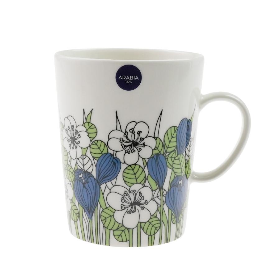 アラビア (ARABIA) クロッカス マグカップ 500ml グリーン