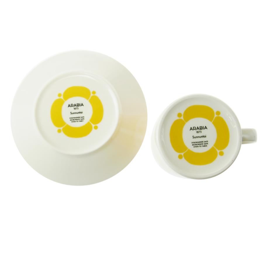 ARABIA（アラビア） 並行輸入品 スンヌンタイ カップ&ソーサー 0.28L