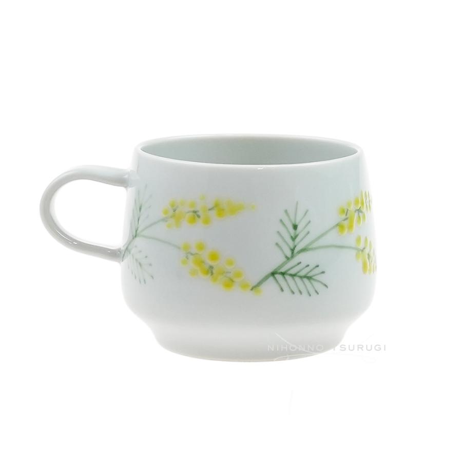 九谷焼 徳永遊心窯 ミモザ マグカップ : 輸入ブランド洋食器専門店2本
