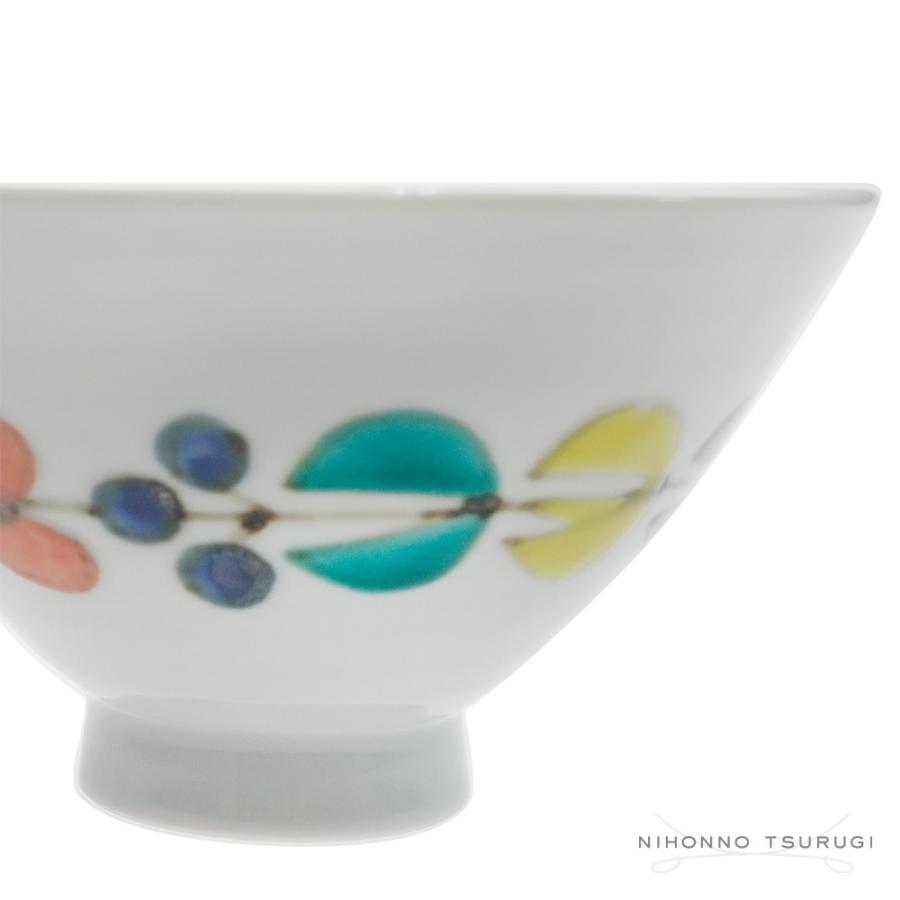 徳永遊心窯 色絵花繋ぎ 飯碗（三角） 爆買 : 輸入ブランド洋食器専門店