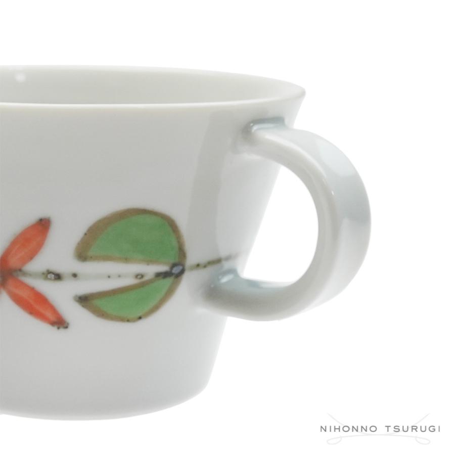 徳永遊心窯 色絵花繋ぎ マグカップ （台形） : 輸入ブランド洋食器専門